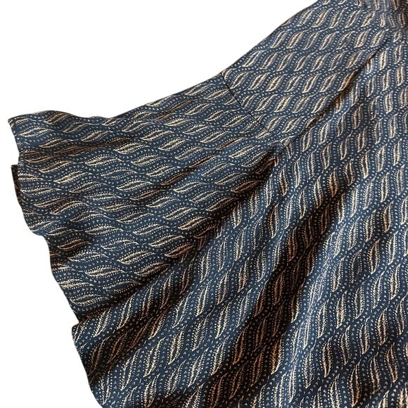 A.L.C. Button-Down Shift Dress 100% Silk Fun Print Short Sleeve Size 4 Women's - Picture 11 of 14